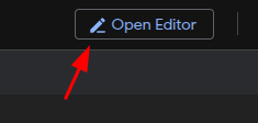Open Editor button in the GCP Cloud Shell Terminal