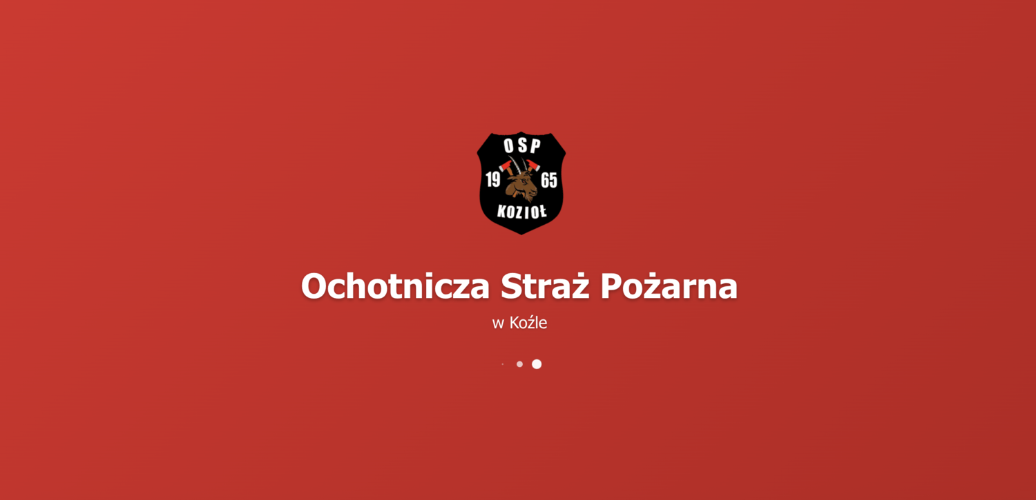 OCHOTNICZA STRAŻ POŻARNA