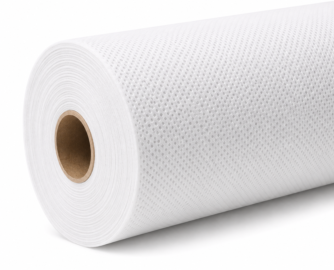 White Nonwoven Fabric — Perforated (Micro-Mesh)