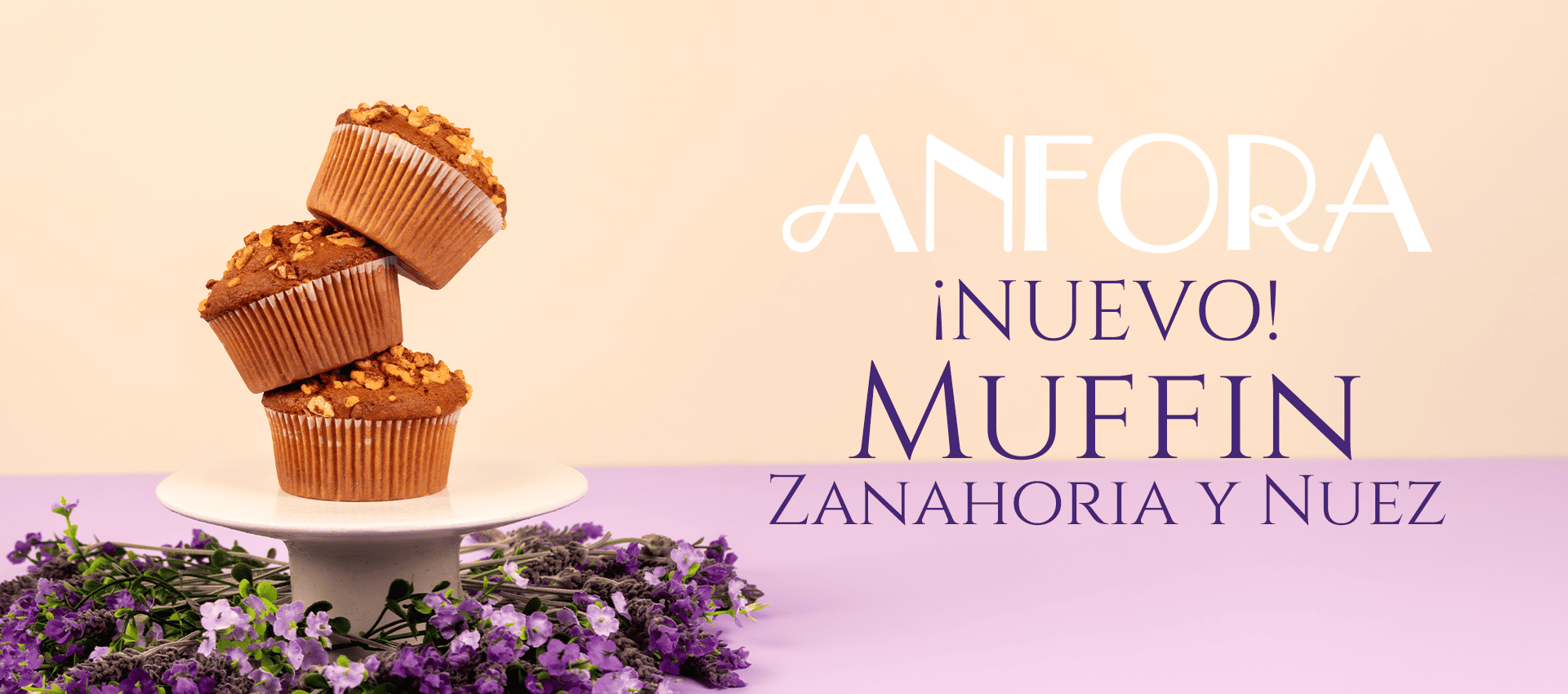 Muffin zanahoria y nuez
