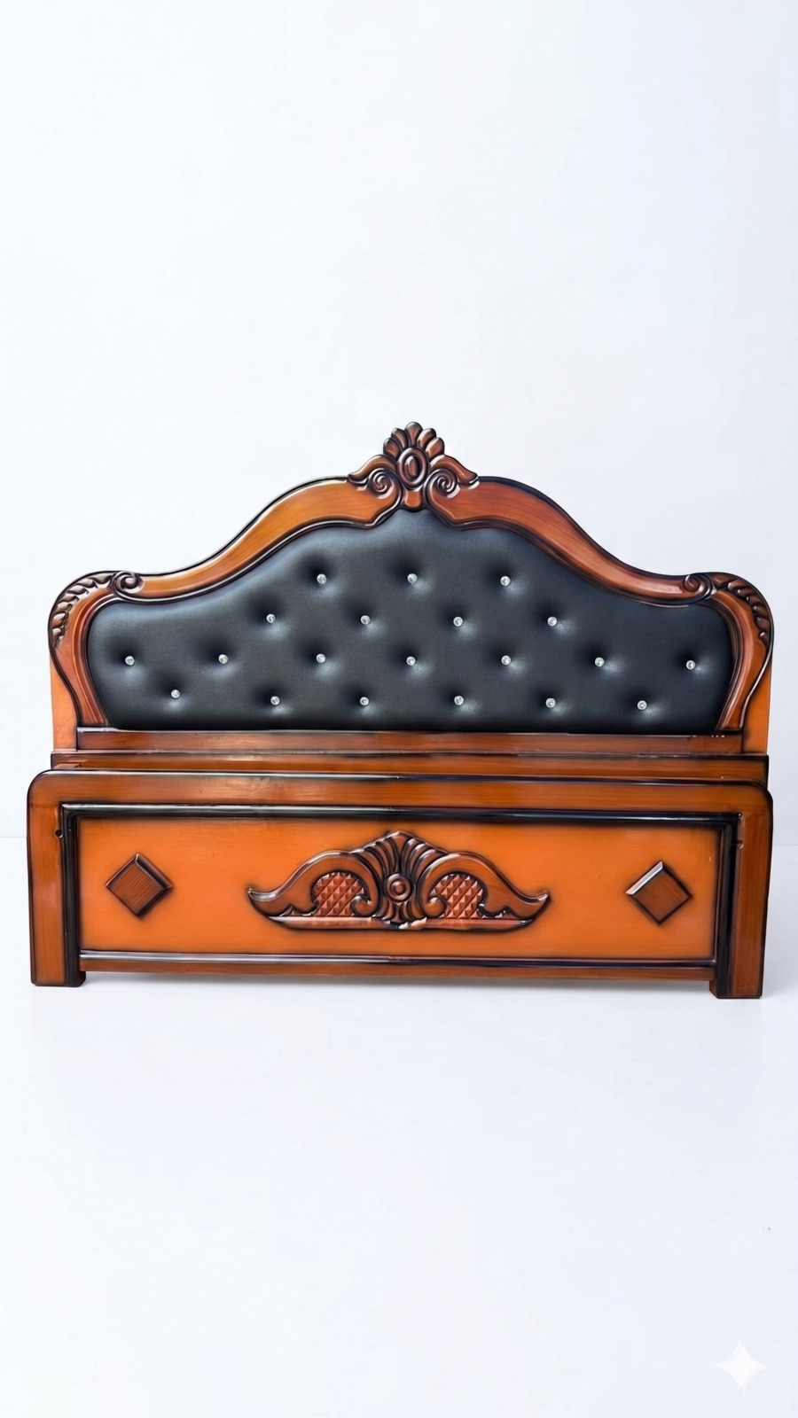 Luxury King Size Wooden Bed 1