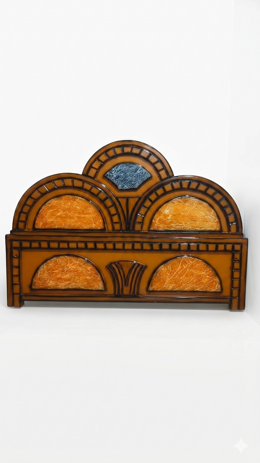 Modren Curved Wooden Cot 1