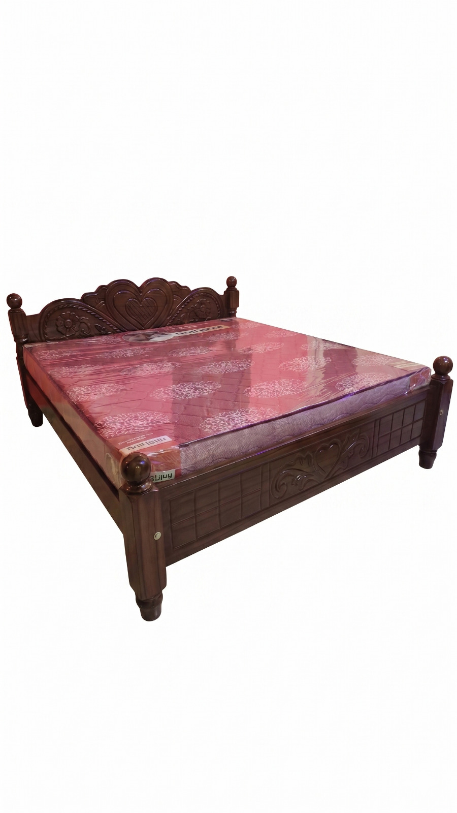 Premium Wooden Double Bed 1