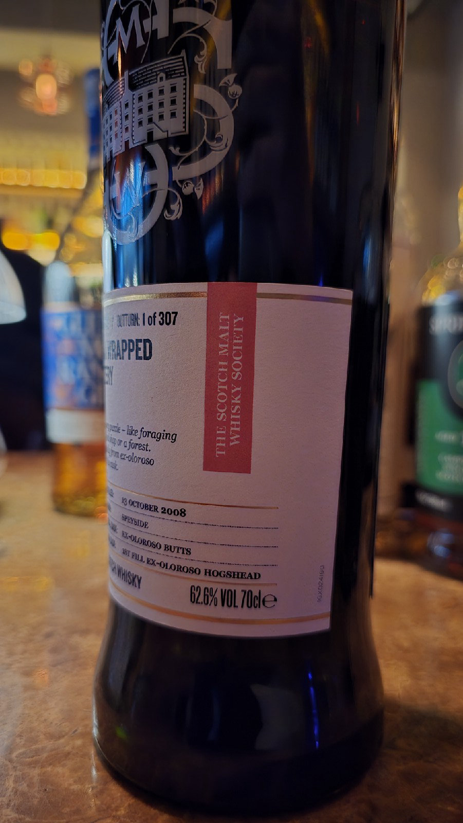 SMWS 24.190 Young & Spritely "AN ENIGMA WRAPPED IN A MYSTERY" 16년