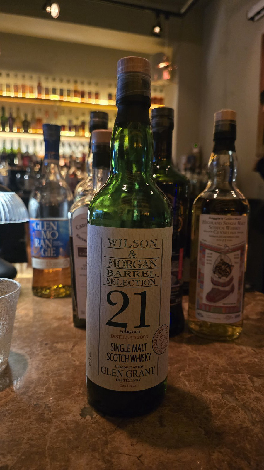윌슨 앤 모건 Barrel Selection Glen Grant 21년
