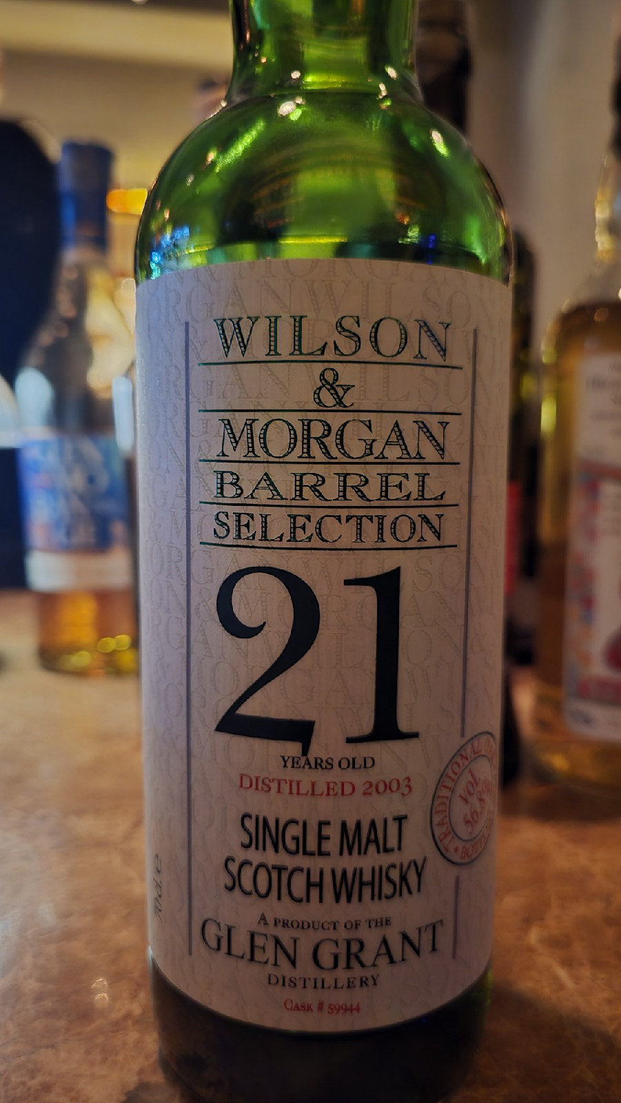 윌슨 앤 모건 Barrel Selection Glen Grant 21년