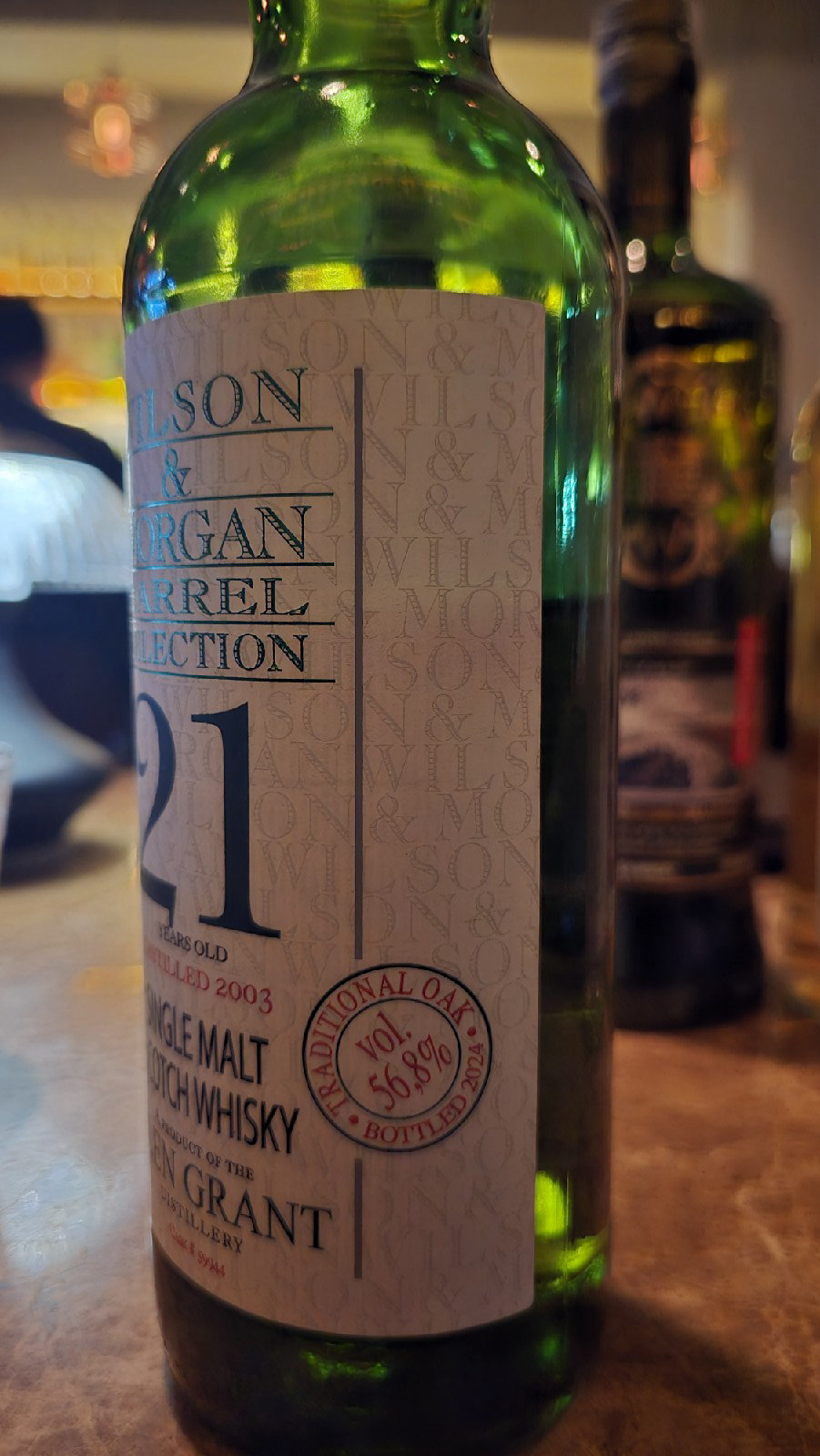 윌슨 앤 모건 Barrel Selection Glen Grant 21년
