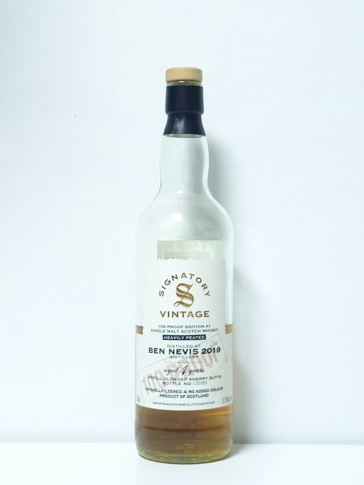 시그나토리 빈티지 100 Proof Edition Ben Nevis 4년