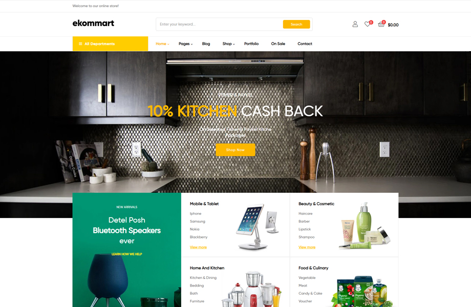 Leo Ekommart Supermarket Hitech & Home Appliance Prestashop Theme