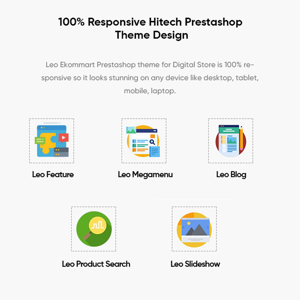 100% responsive hitech prestashop theme 