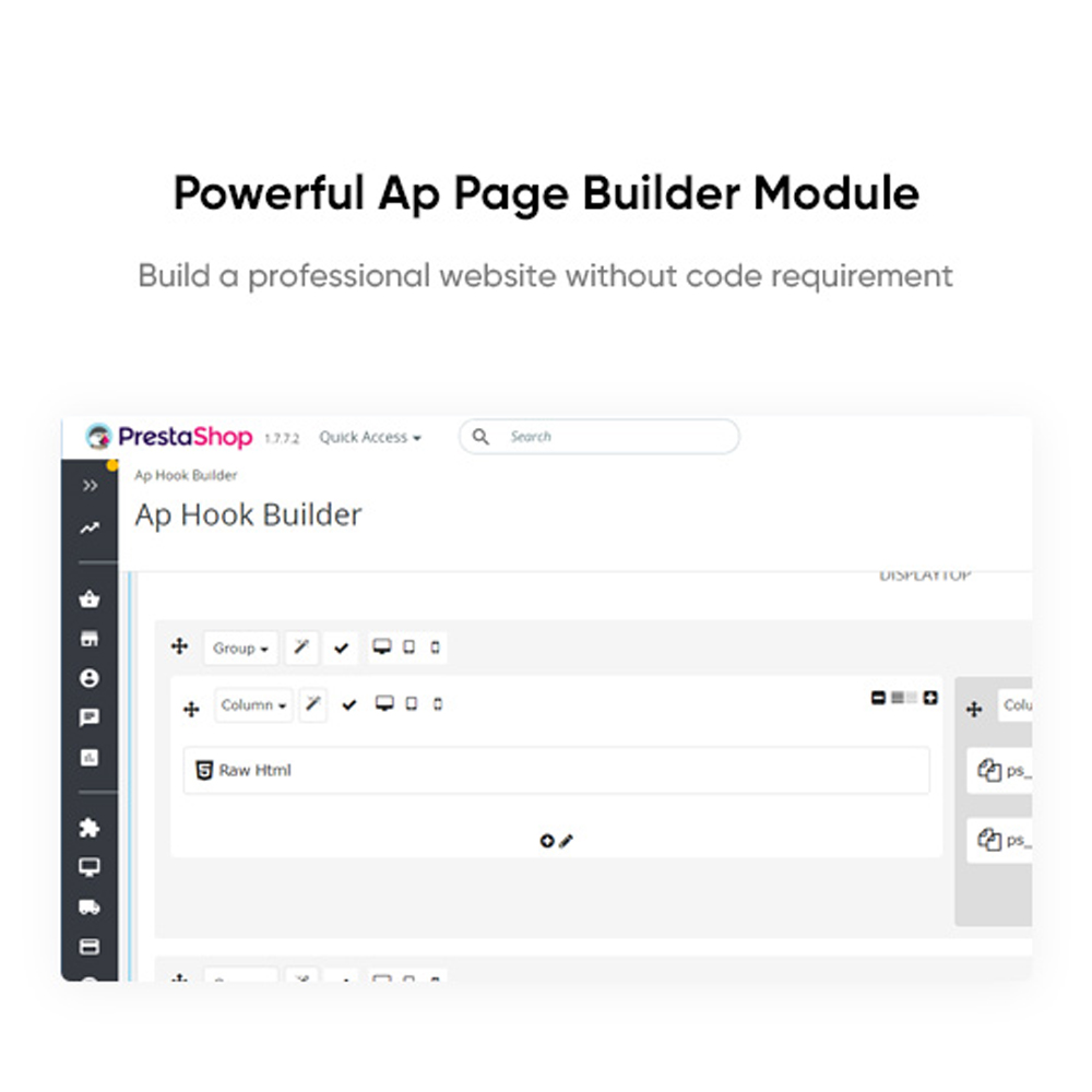 Powerful Ap Page Builder ModuleBuild a professional website without code requirement