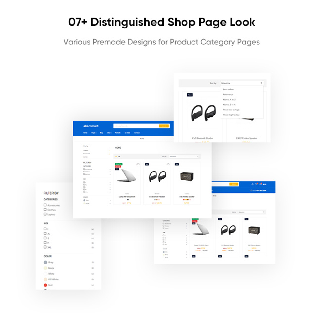 07+ Distinguished Shop Page Look