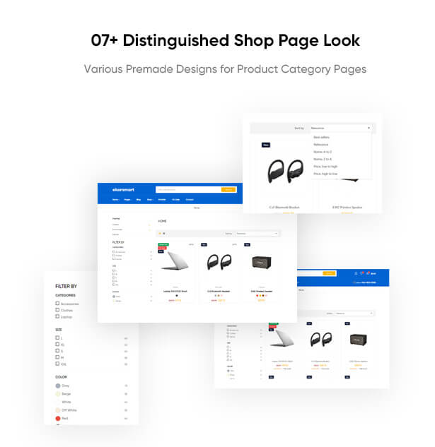 07+ Distinguished Shop Page Look