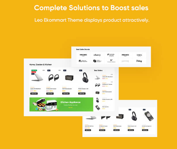 Complete Solutions to Boost sales