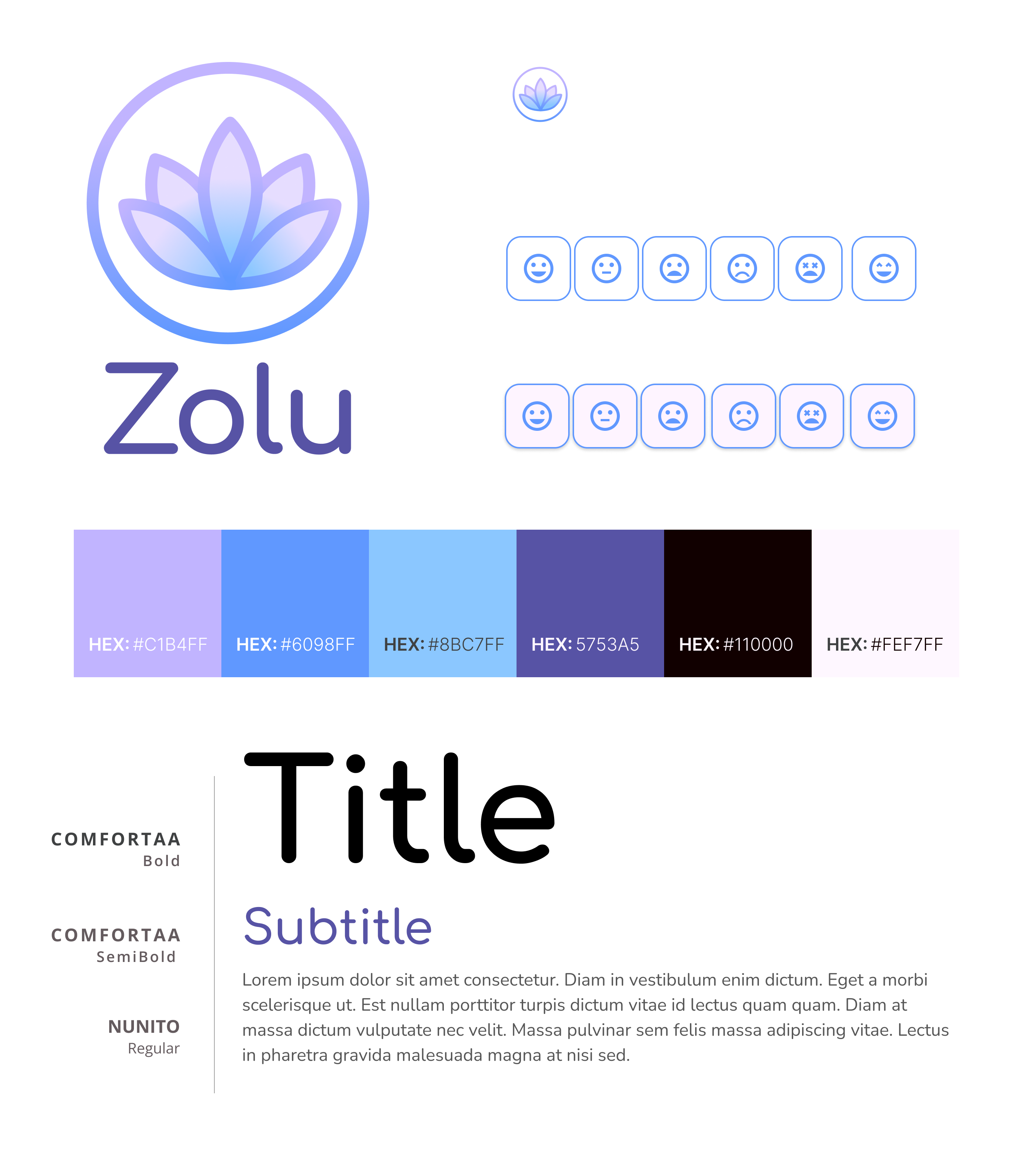 A screenshot of the Zolu Figma design file or UI kit