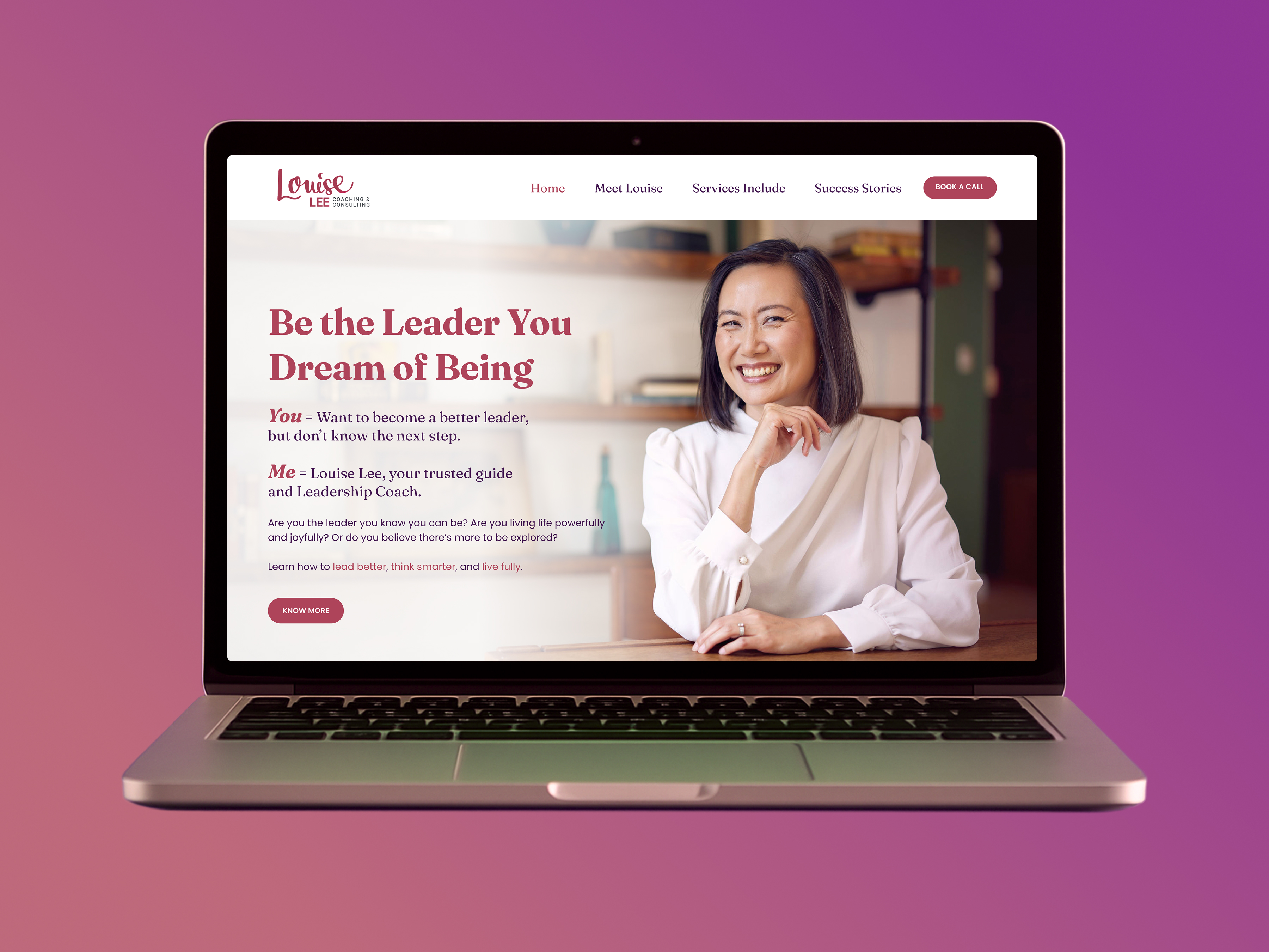 Image for the project Louise Lee Website