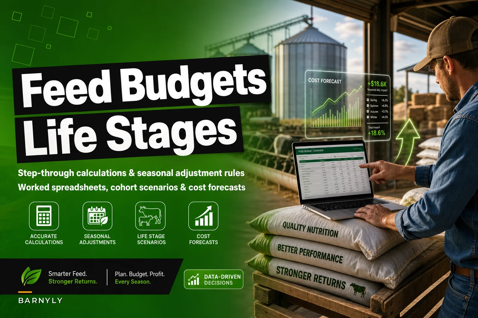 Accurate seasonal feed budgets by life stage: calculations, scenarios and cost forecasts