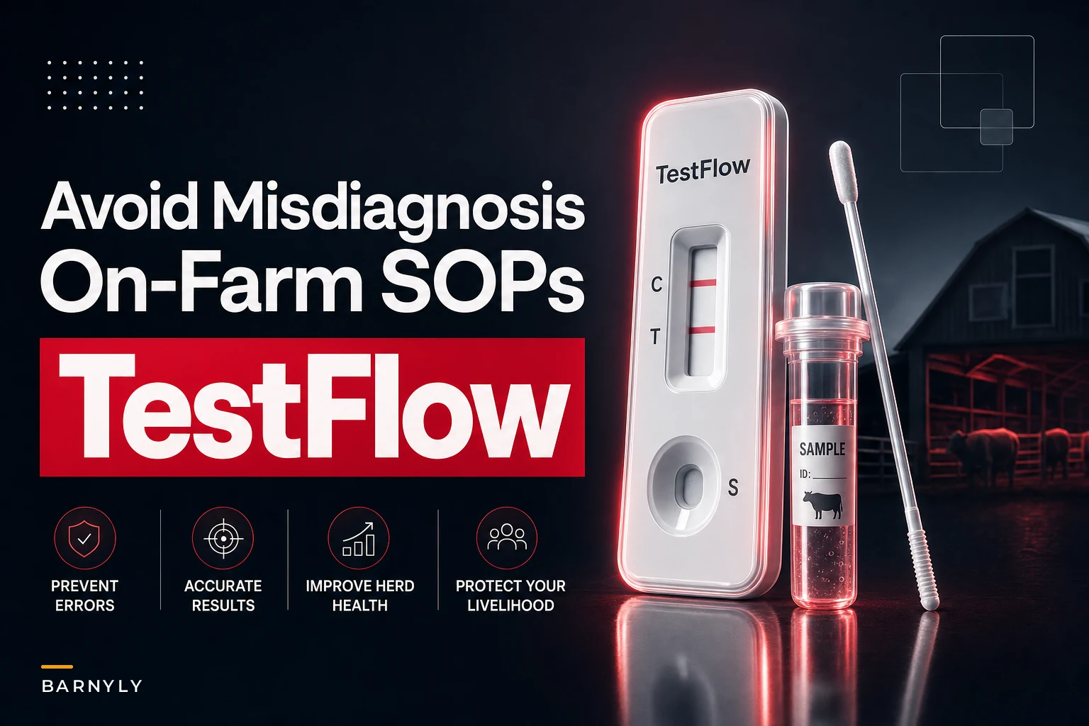 Avoid bad diagnoses with on-farm point-of-care testing SOPs and follow-up rules