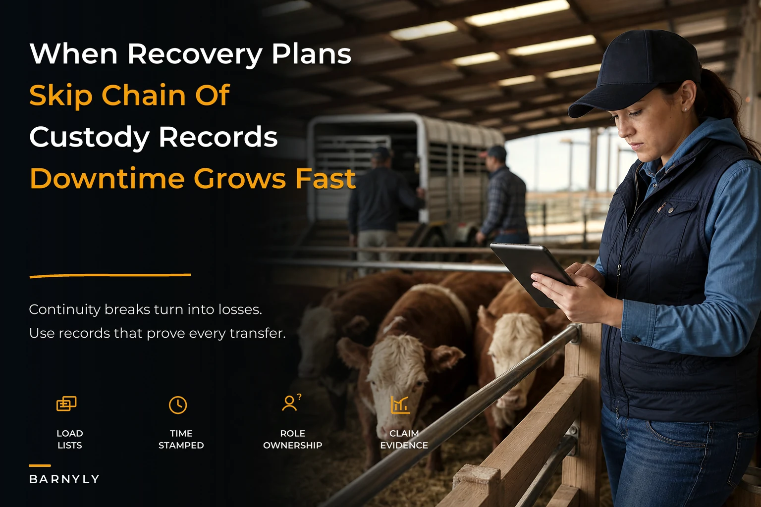 Don't let continuity gaps sink recovery: an operational risk and livestock continuity playbook