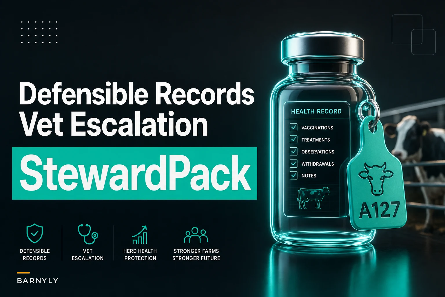 Turn antimicrobial records into defensible audit packs: treatment-justification templates, outcome logging and vet‑escalation rules