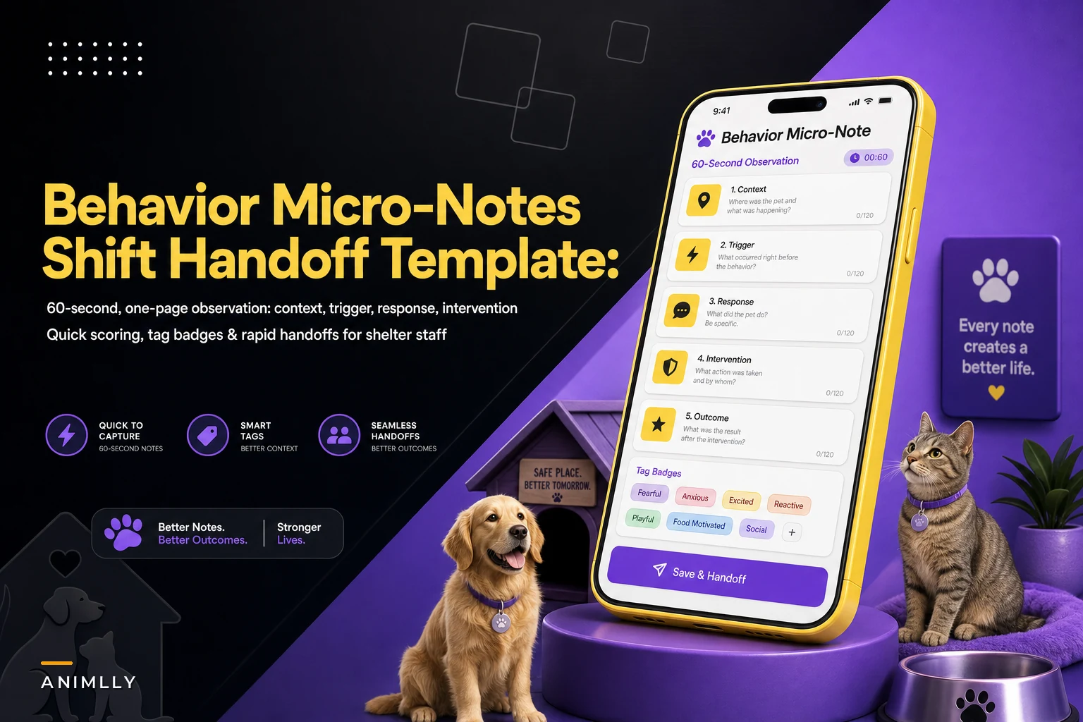 Behavior micro-notes: a 60-second observation template to preserve continuity across shifts