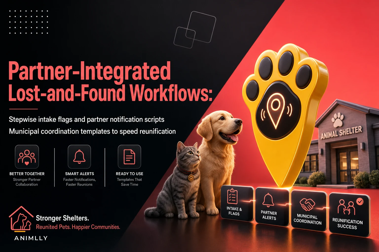 Partner-integrated lost-and-found workflows: flags, partner scripts and intake steps to speed reunification