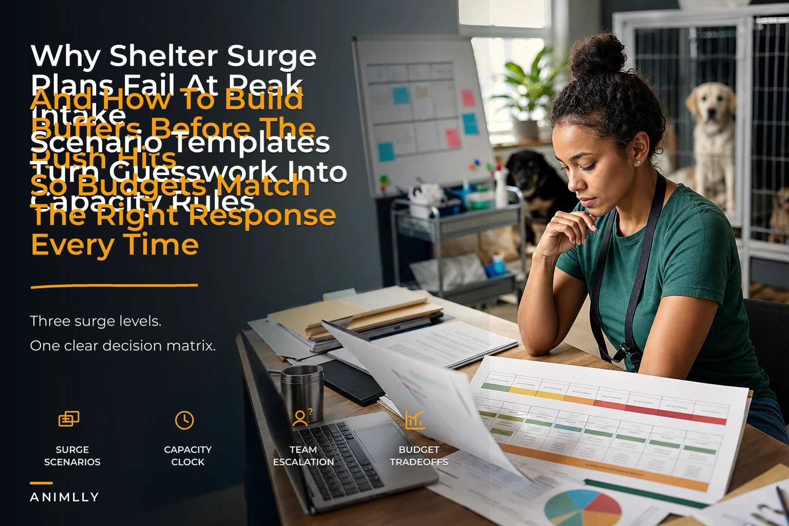 Shelter capacity-planning framework: scenario templates, surge buffers and a budget decision matrix