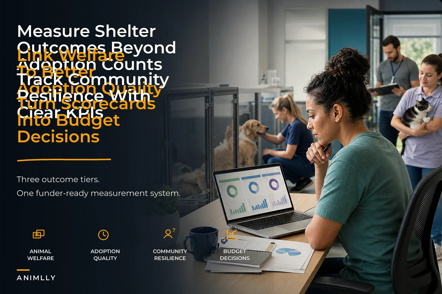 Shelter outcome measurement framework for welfare, adoption and community impact