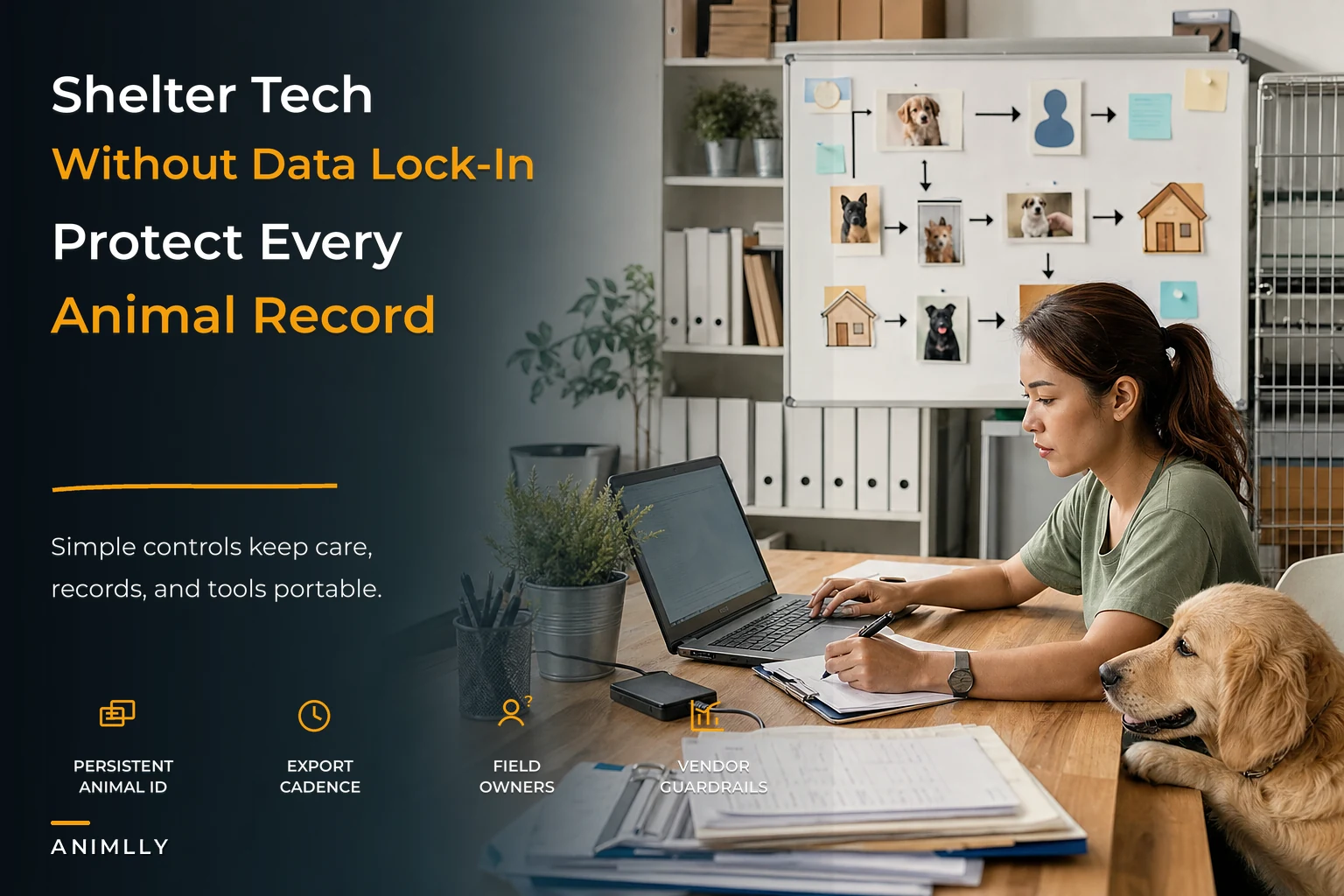 Shelter technology governance for small volunteer-run animal shelters