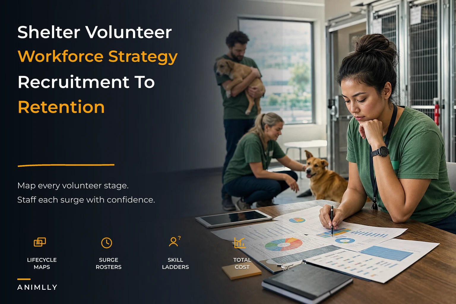 Shelter volunteer workforce strategy for recruitment and retention