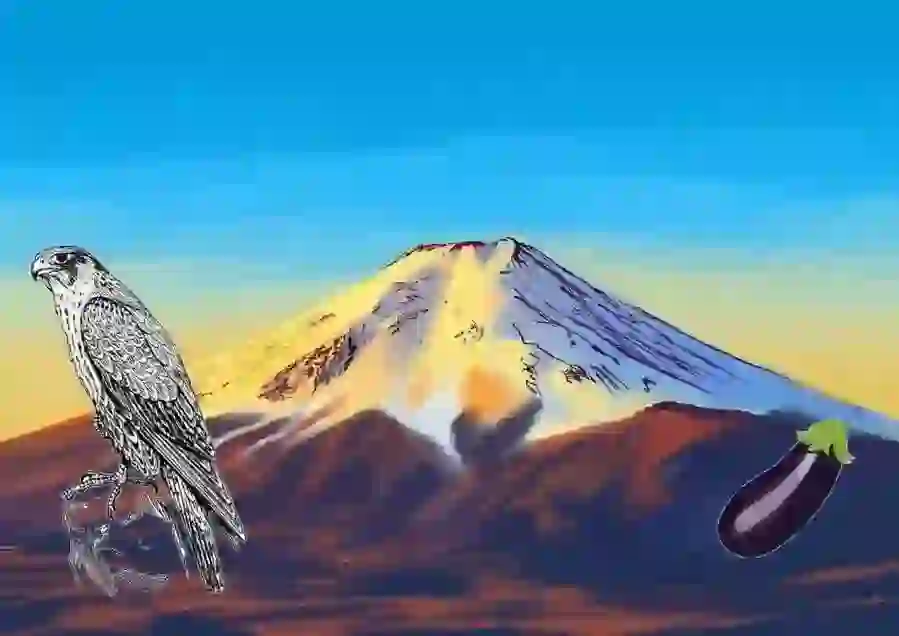 First Mount Fuji, Second Hawks, Third Eggplants