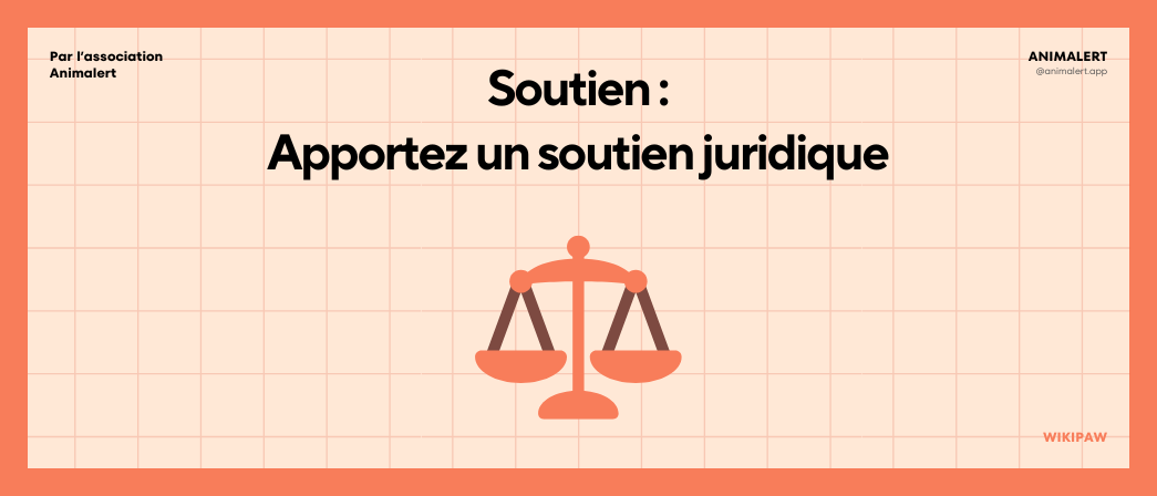 Couverture de l'article, illustrée par le symbole de la justice, la balance, pour indiquer une aide ou un soutien juridique.