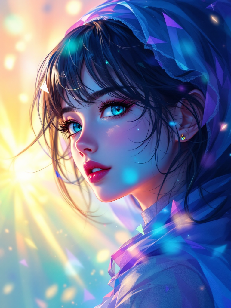 アニメ風 YouTube/SNS バナー素材 (ComfyStudio) - FLUX (curated anime workflow) で生成した AI イラスト プレビュー