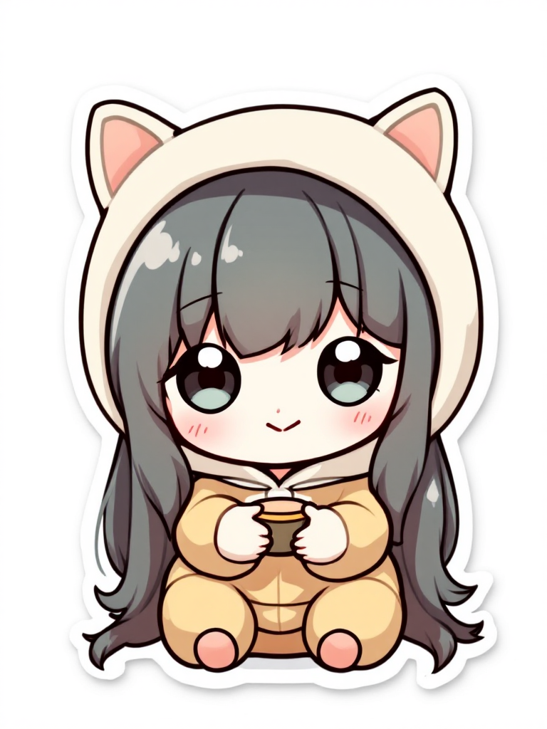 ちびキャラ・マスコットアイコンのプロンプト (ComfyStudio) - FLUX (curated chibi workflow) で生成した AI イラスト プレビュー