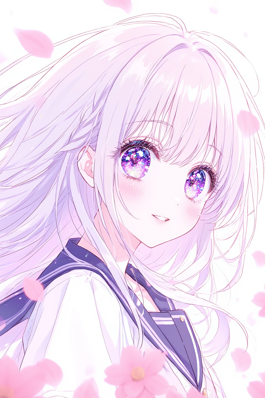 少女漫画調 - FLUX.1 [schnell] (fal-ai/flux/schnell) で生成した AI イラスト プレビュー
