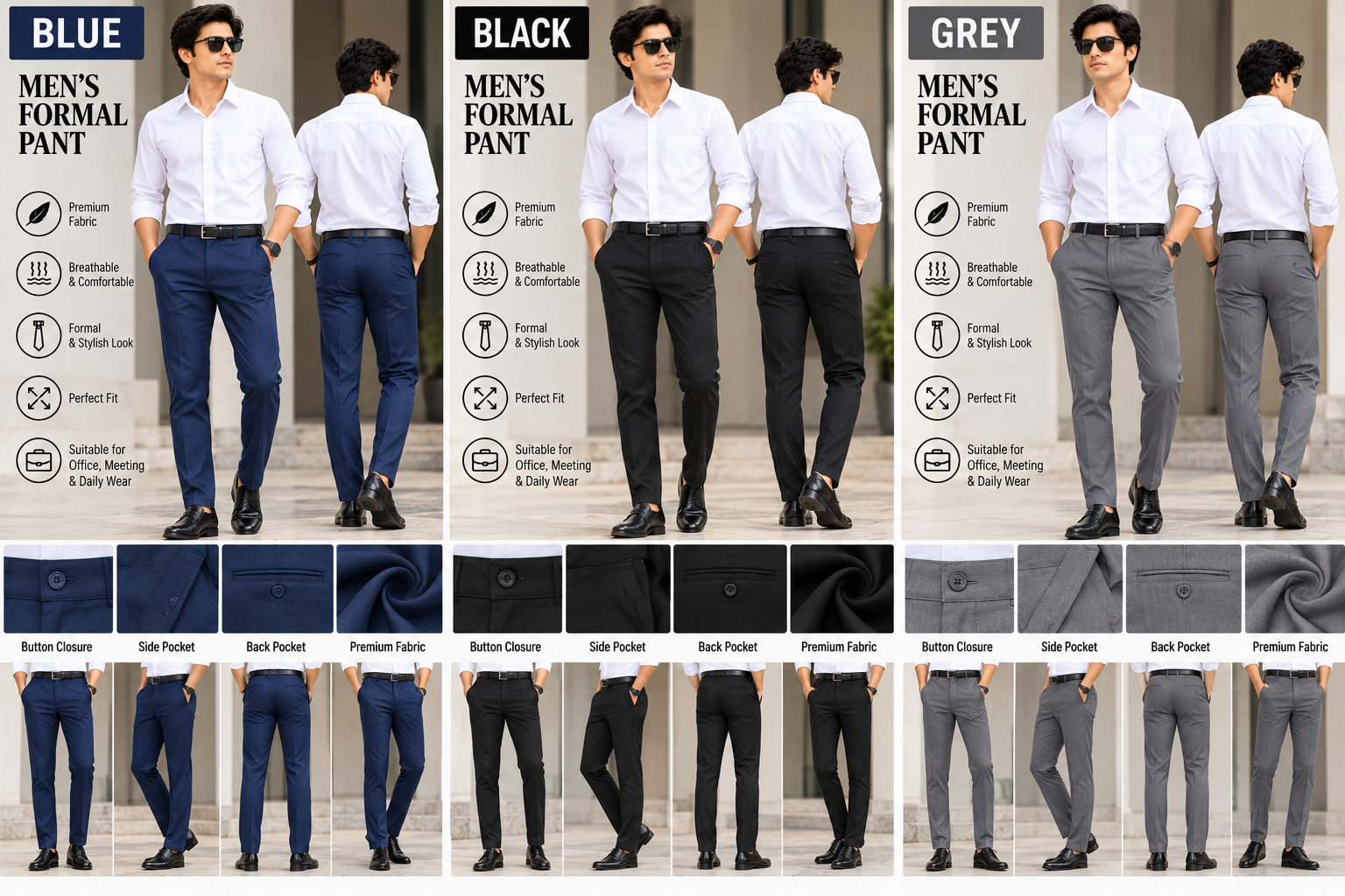 Men's Formal Pants