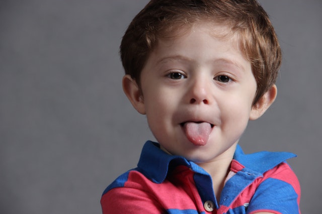 happy child playing