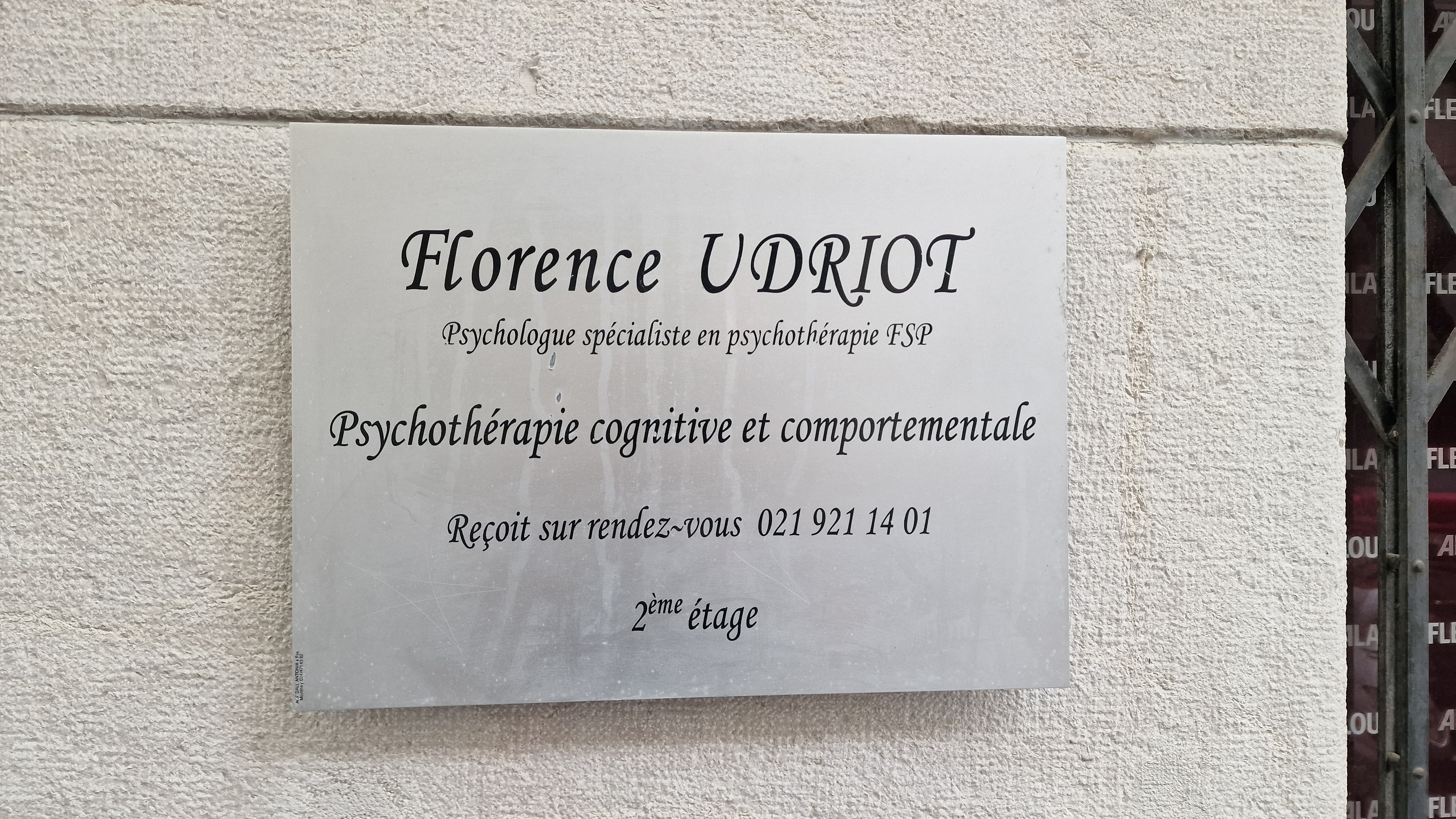 Photo 1 de Florence Udriot