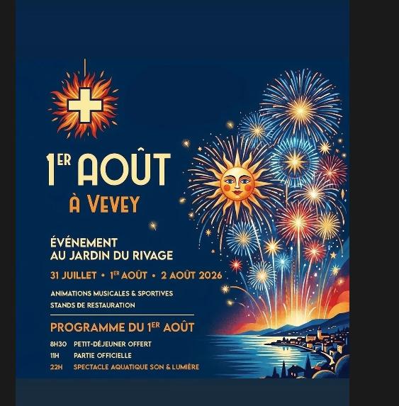 Vevey illumine le 1er Août : Une Célébration Premium sur les Rives du Léman