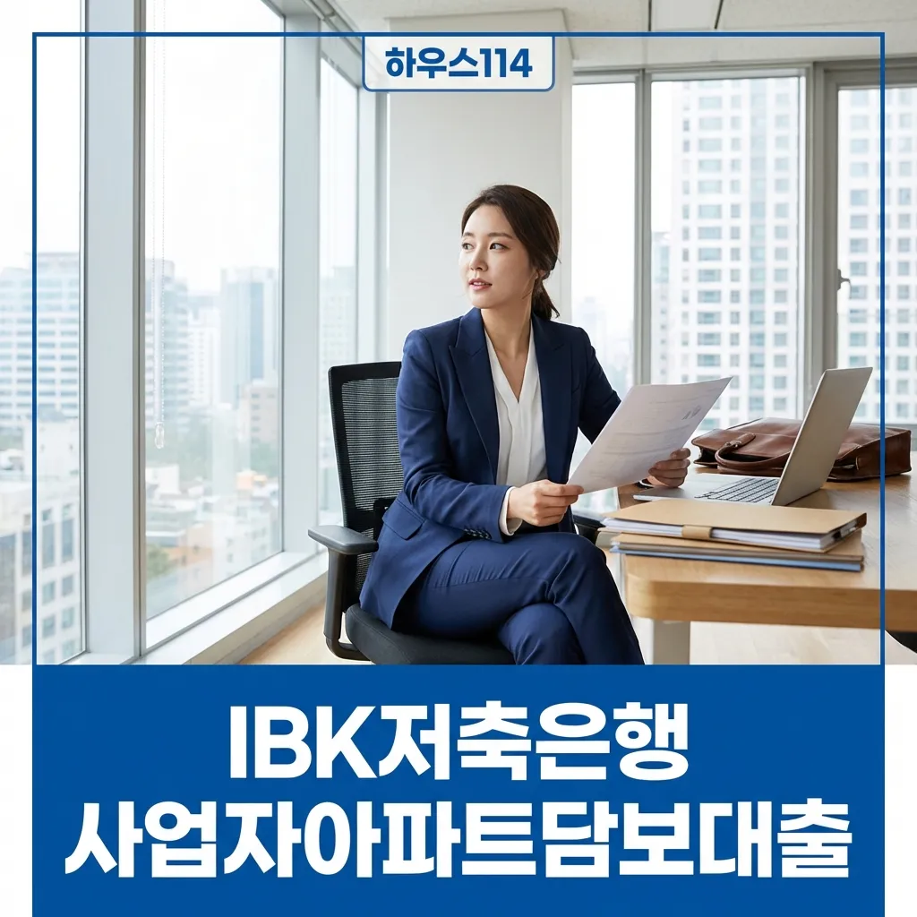 IBK저축은행 사업자아파트담보대출 승인 후기 및 조건