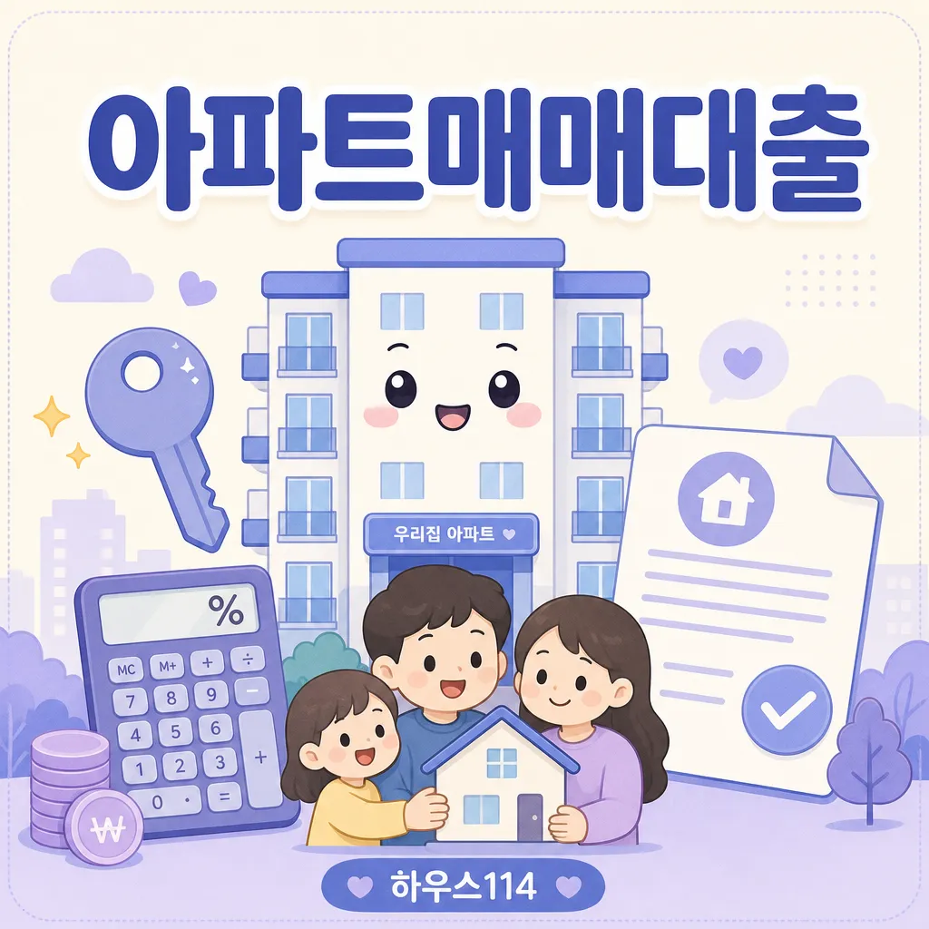 아파트매매대출 — 자격·LTV·DSR 한도와 신청 안내 대표 이미지