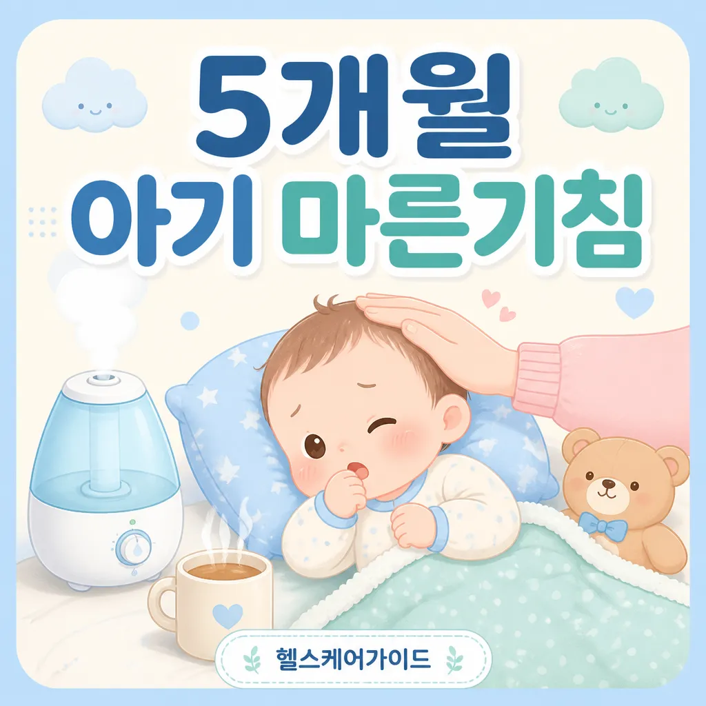 5개월 아기 마른기침 가이드 썸네일