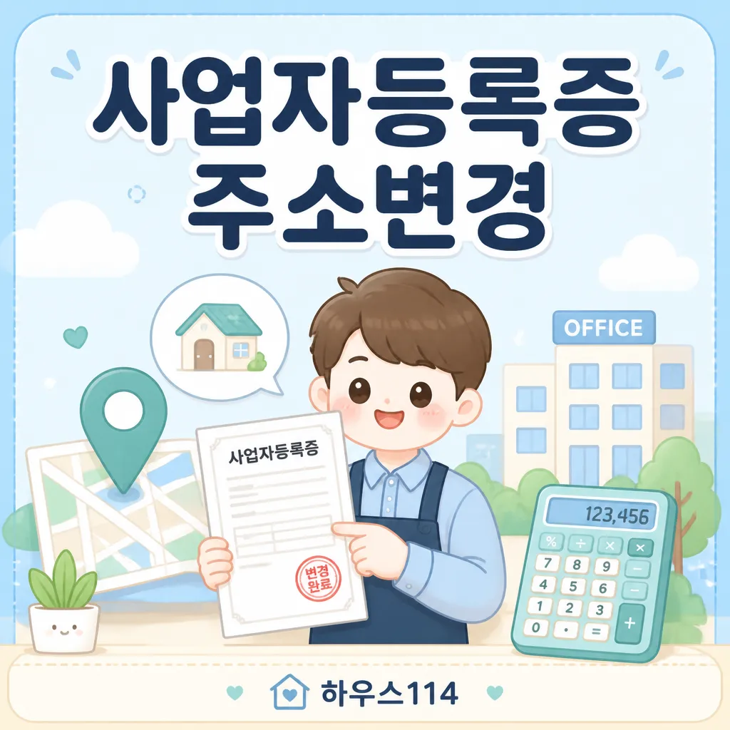 사업자등록증 주소변경 가이드 썸네일