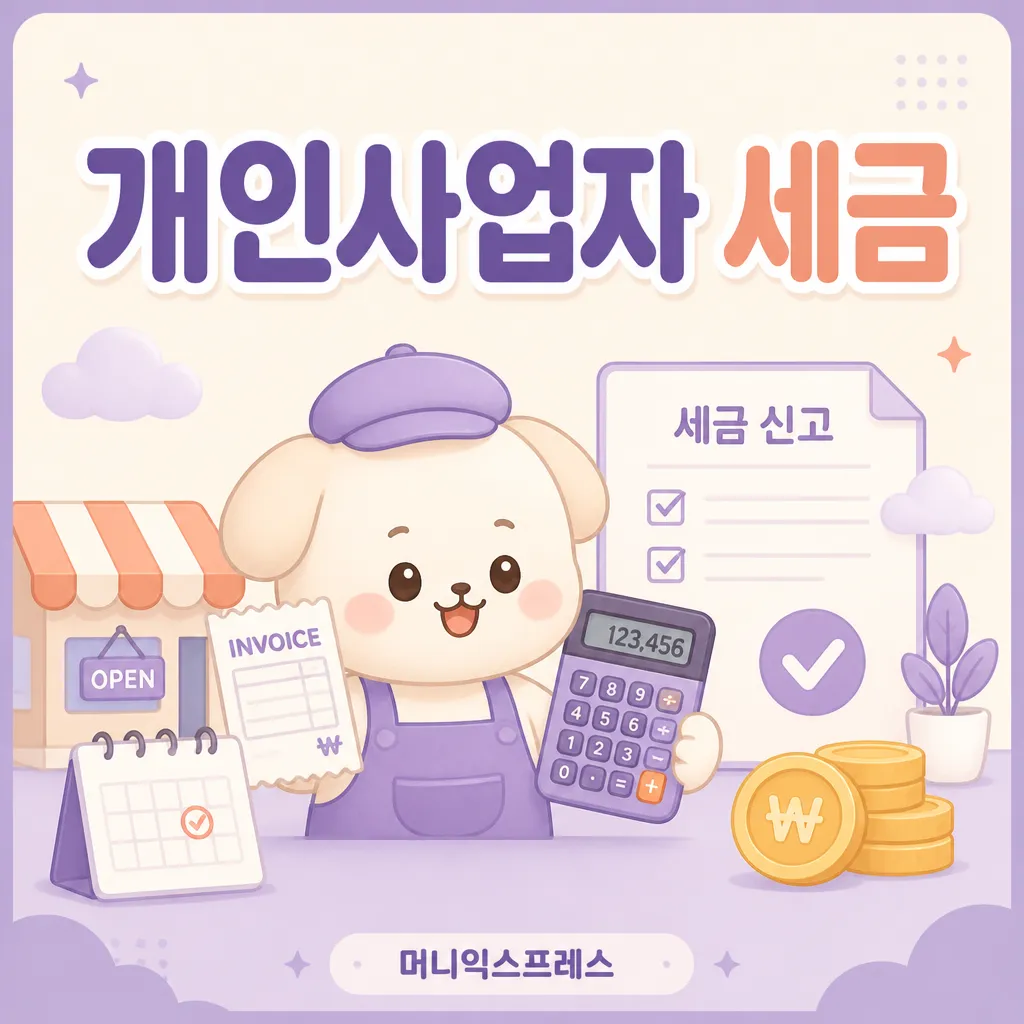 개인사업자 세금 — 개정 세법과 절세 항목 안내 (2026)