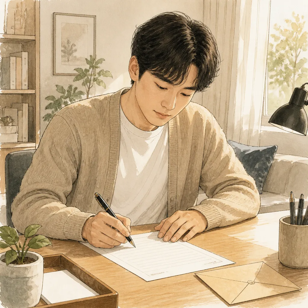 내용증명 작성하는 사람