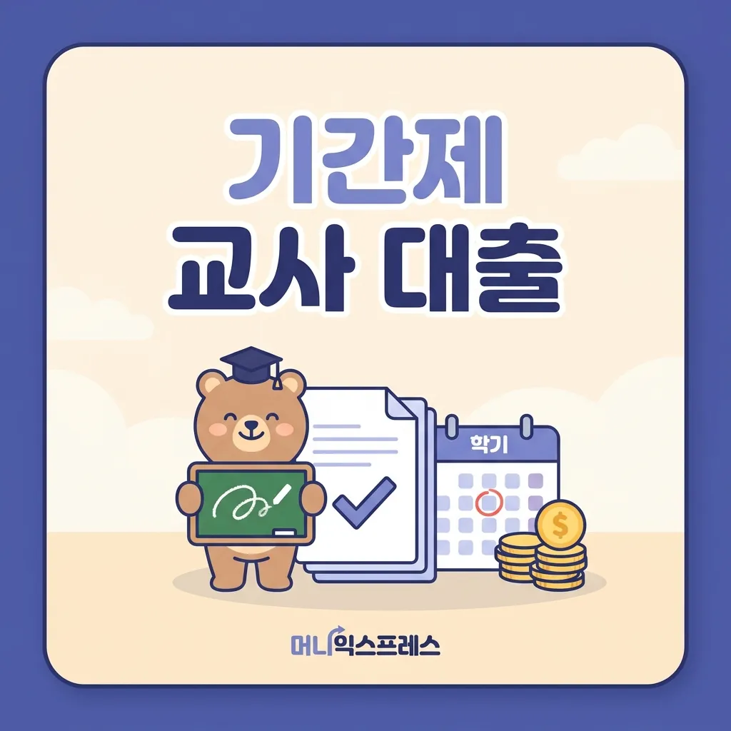 기간제 교사 대출 자격·금리와 방학 공백기 안내 (2026)
