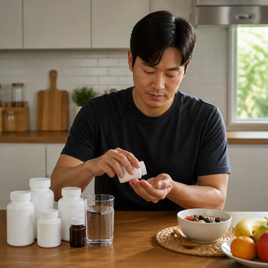 남성 영양제 일상 루틴 카와이 라이프스타일