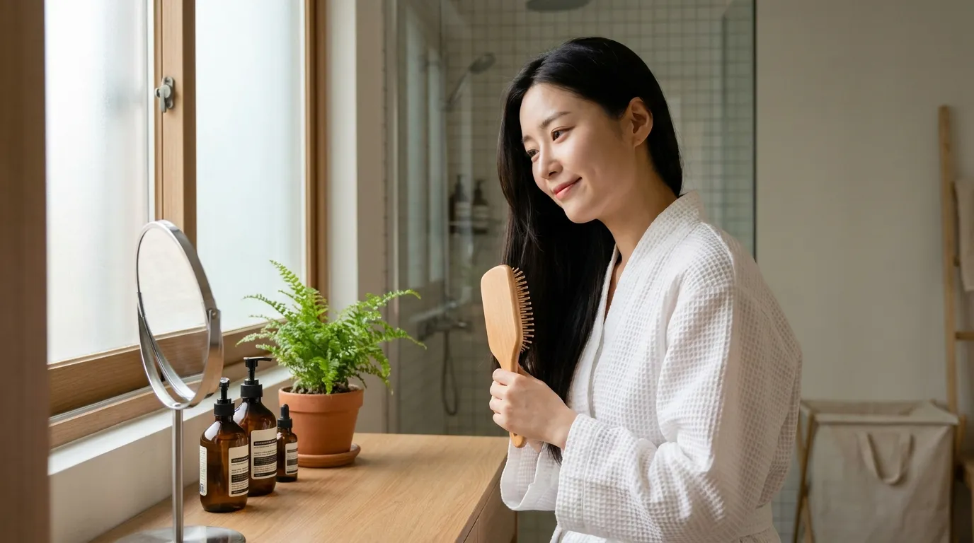 극손상 모발 케어 — 헬시 헤어 케어 모습