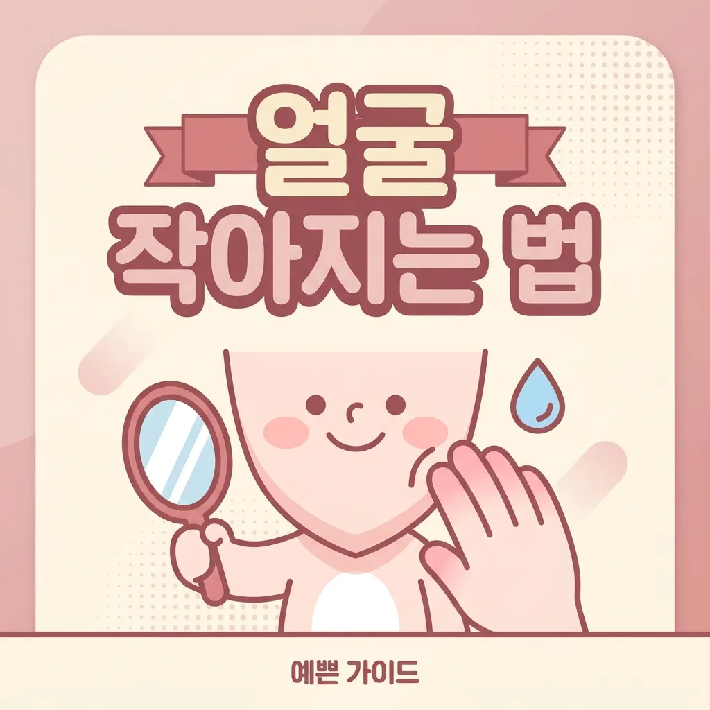 얼굴 작아지는 법 부기·근육·처짐 유형별 정리 (2026)