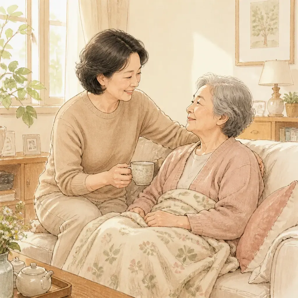 가족 돌봄 모습